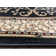 Tapis oriental noir Jordan