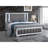 Full Bed(Mattress Not Included) , Silver