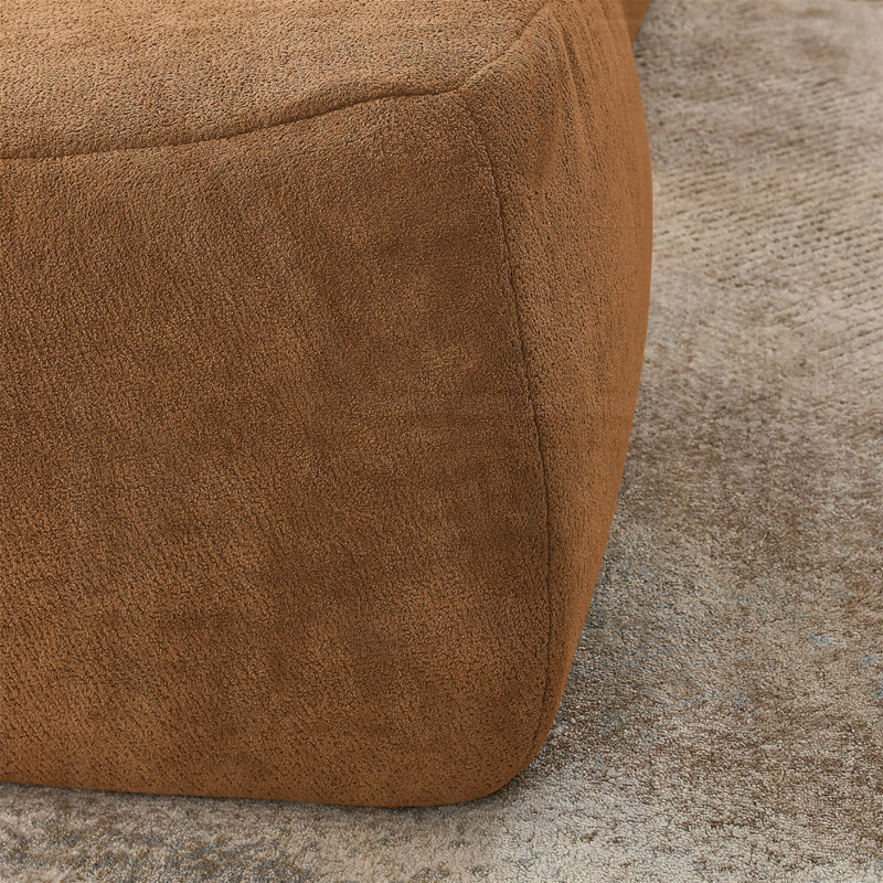 Grand fauteuil à billes Bean Bag Chair, Orange