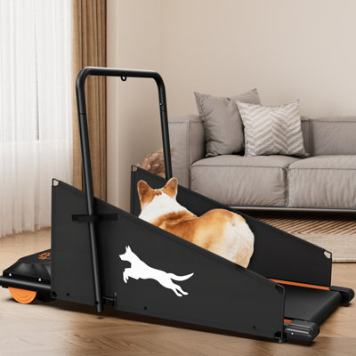 Fit Medium Dog Treadmill - 22.87in Width, 1.5hp Motor, Low Noise, Calorie And Speed Display, 220lbs User Capacity For Wellness 0.5 6.5mph Speed, Multi-functional Gauge, Space Optimized, Capacity,