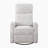  Enlow 30" Modern & Contemporary Boucle Swivel Glider Reclining Chair with 360° Swivel & Gentle Gliding-1933347104