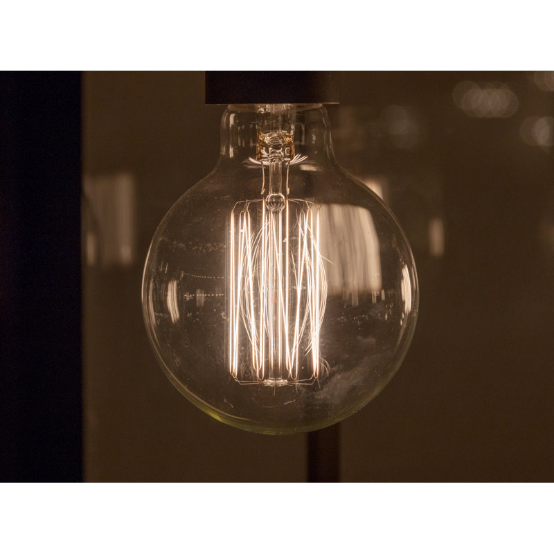Luminaire suspendu carré simple à 1 lumière Gologan, H 15 po x l 10 po, Nickel brossé