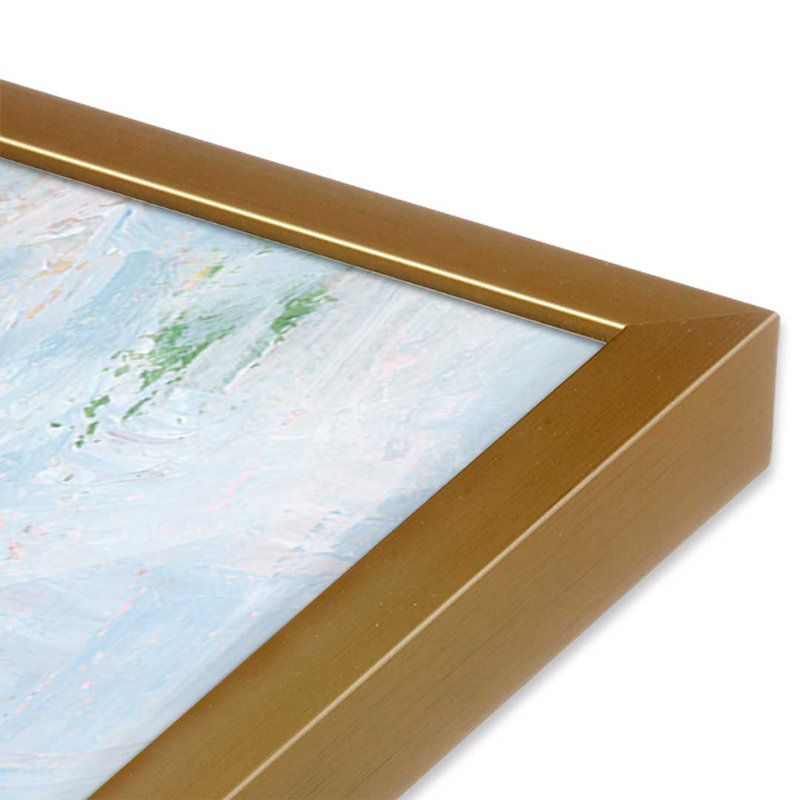 Impression sur toile Impressionist Floral Abstract II par Ethan Harper, Impression sur cadre ouvert sans papier mat, Gold