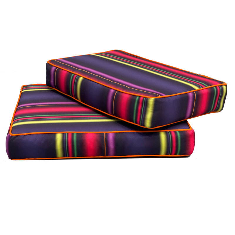 Outdoor 4'' Lounge Chair Seat / Back Cushion
