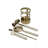 Gold Brass Stainless Steel Bar Tool