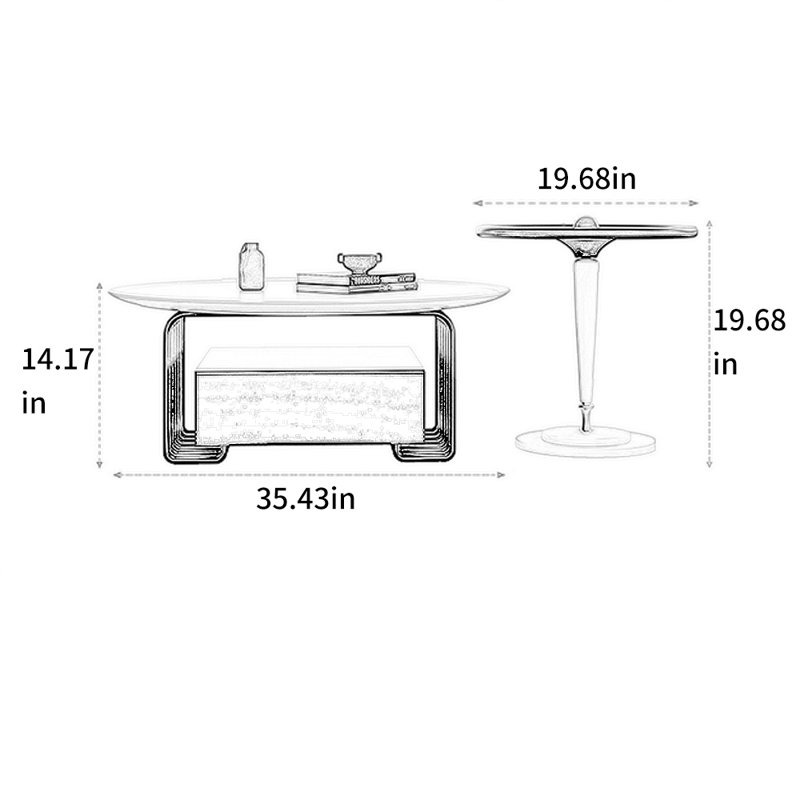 Modern Minimalist Coffee Table