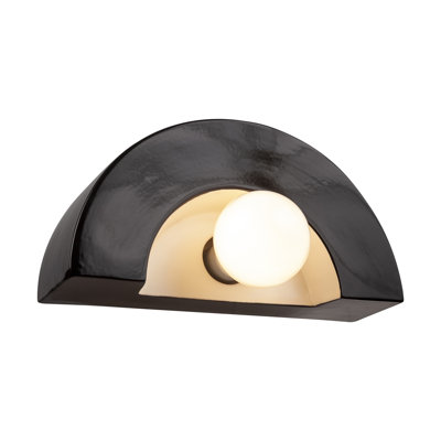 Payam Single Light Dimmable Demilune Sconce