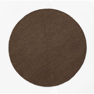 Area Rug in Dark Brown