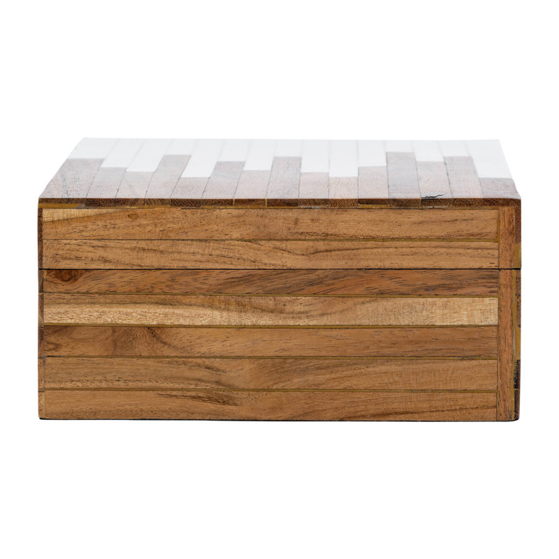 3 - Piece Handmade Polyresin Decorative Box
