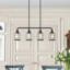 Leyden 4-Light Steel Linear Pendant