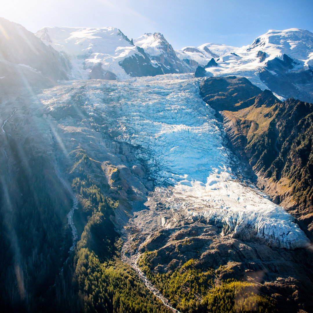 Alpen Berge Im Herbst von GregoryDUBUS - Leinwandbild