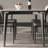 Home modern rectangular dining table and chairs