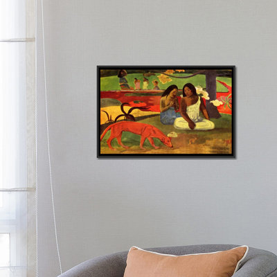«Arearea, 1892» par Paul Gauguin, reproduction d'art sur toile