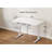 Odbert Tempered Glass Top Height Adjustable Standing Desk, Computer Desk with Drawer and USB Charge-1006698345-1008077176