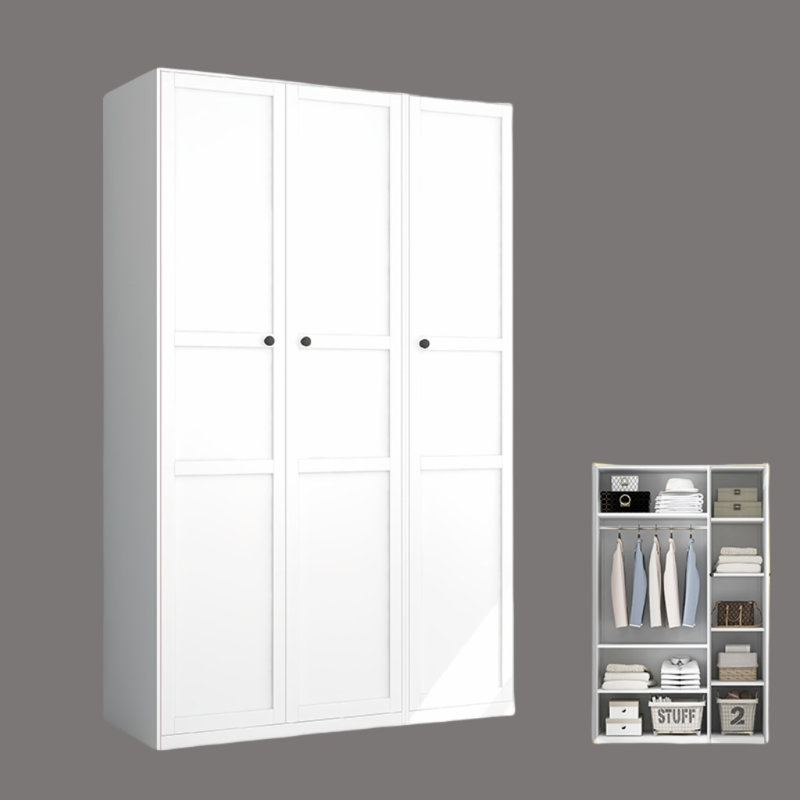 Garde-robe simple de couleur unie, Blanc