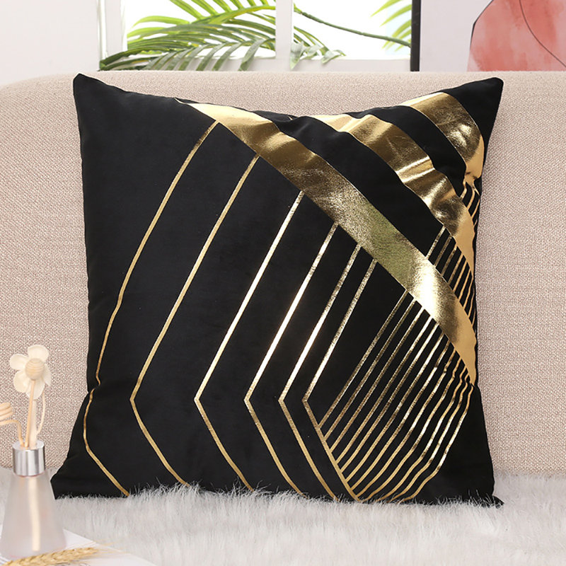 Grigorii Striped Square Cushion
