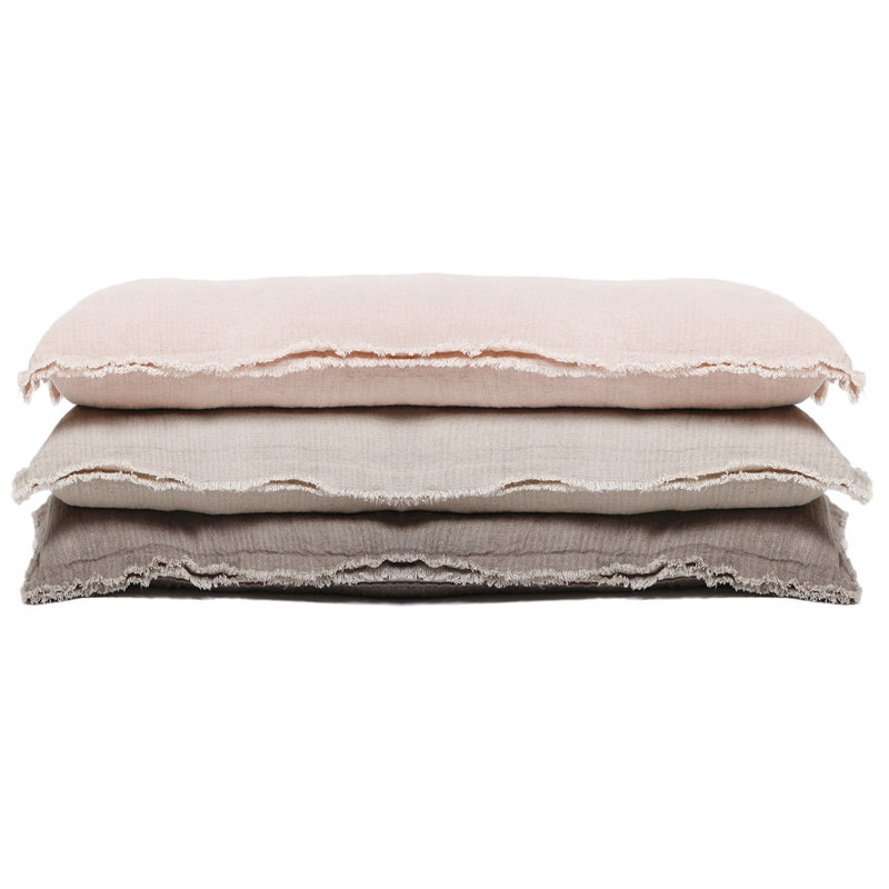 Housse et insert de coussin rectangulaire Laurel, Olive pâle