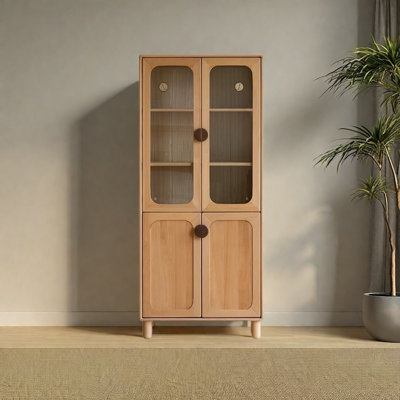 Italian Style All Solid Wood Organizer Bookcase