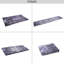 Tapis 9 x 12 - lavable, teint, à poils courts pour la chambre à coucher, la salle à manger, antidérapant anthracite, cuisine de salon