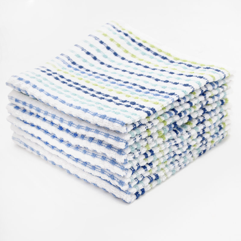 RITZ Cotton Pebble Bar Mop Cloths, Cool
