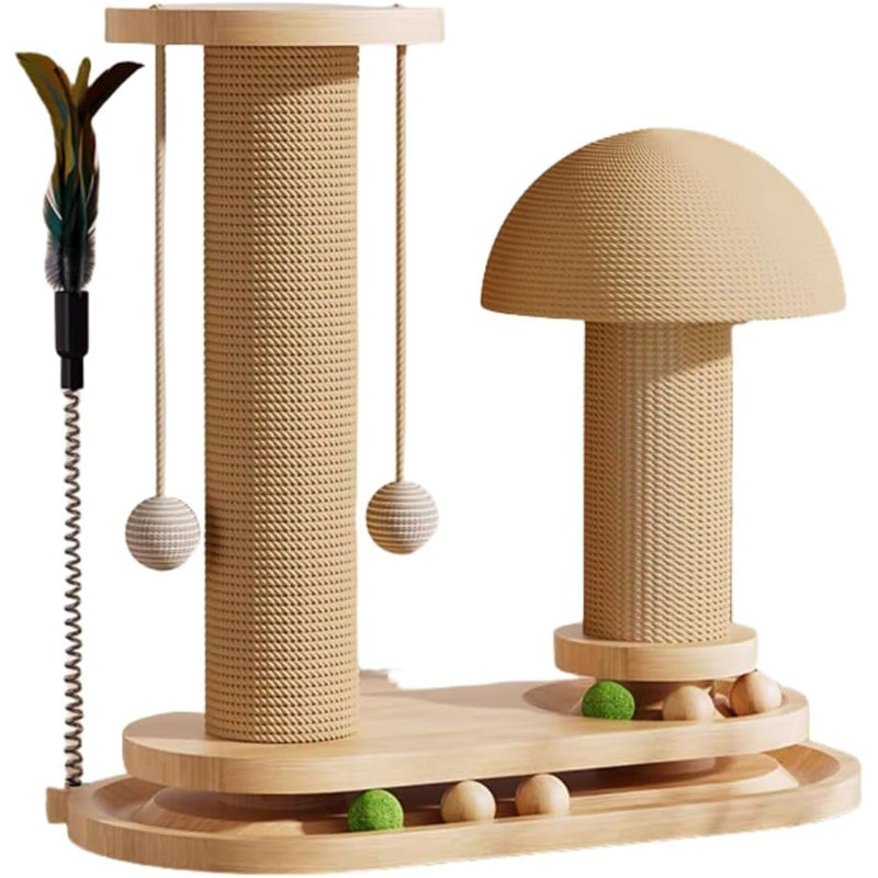 Wooden Cat Scratcher