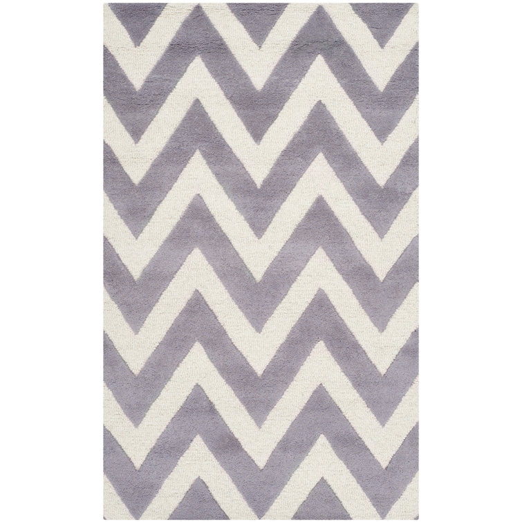 Motoi Chevron Wool Hand Woven Area Rug