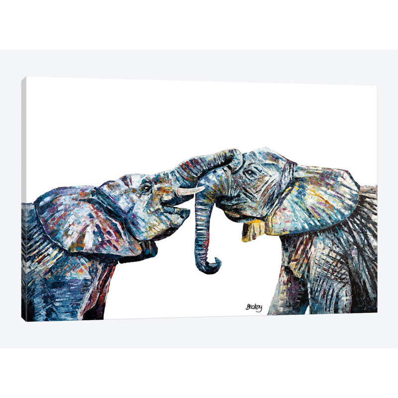 Bahati & Bashasha by Becksy - Wrapped Canvas Print, 66.04 cm H x 45.72 cm W x 3.175 cm D, No Frame