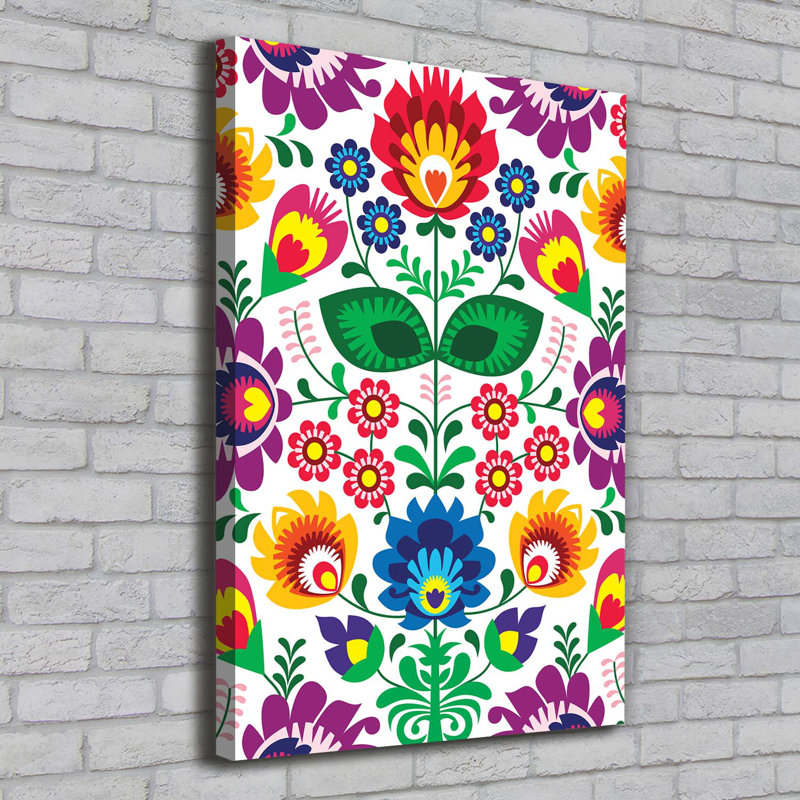 Ethnic Pattern - Wrapped Canvas Print