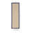 Nannette Handmade Light Beige Berber with Navy Blue Cotton Border Made in the USA Area Rug-111564189