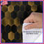 Housses de couette dorées et noires Hexagons-128002462
