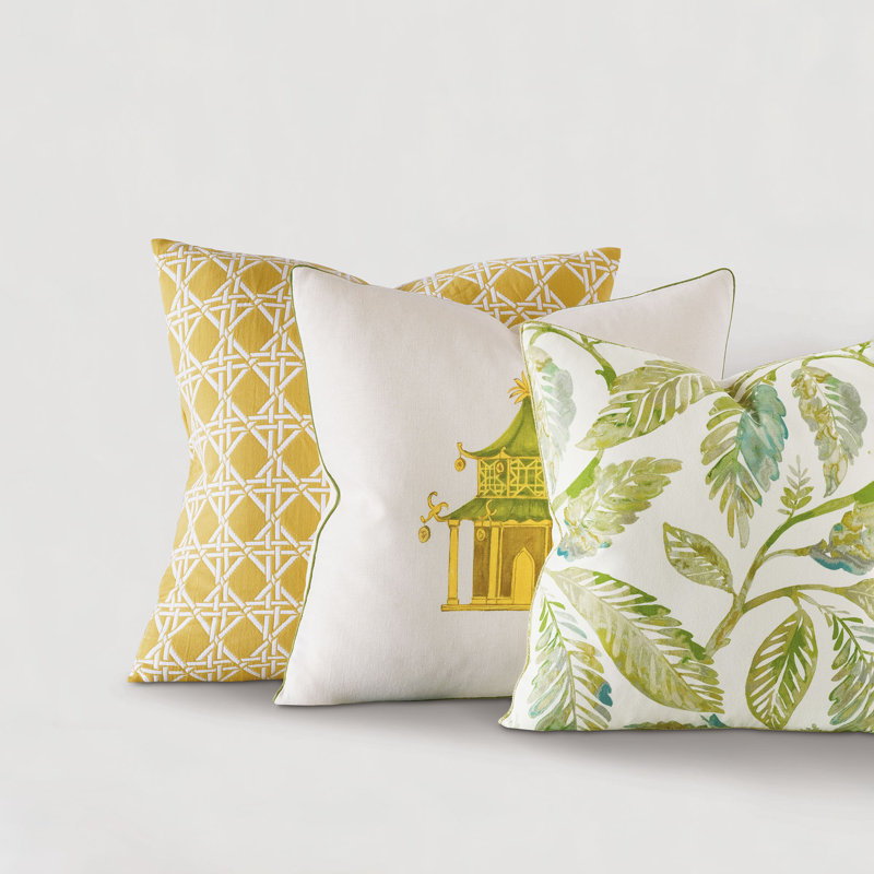 Housse et insert de coussin décoratif Namale Botanical