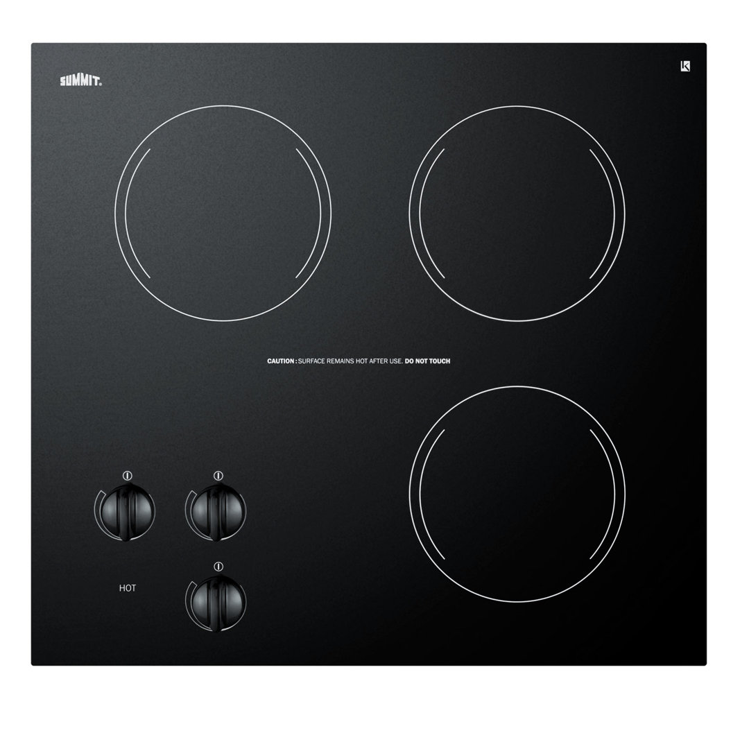 Summit Appliance 20" Black Electric Cooktop Summit Appliance
