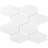 Long Hex 10.60in.x11 in. Glass Mosaic Tile-102317167