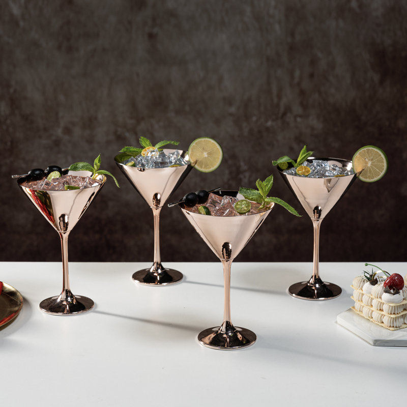 4 Piece 237ml Martini Glass Set