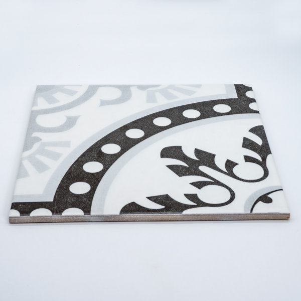 Girona 10" x 10" Ceramic Patterned Wall & Floor Tile