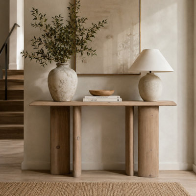 Console Sorrento - 160 cm (63 po) Finition naturelle vieillie