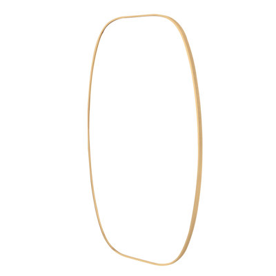 Metal Framed Oval Vanity Bathrrom Mirror for Wall