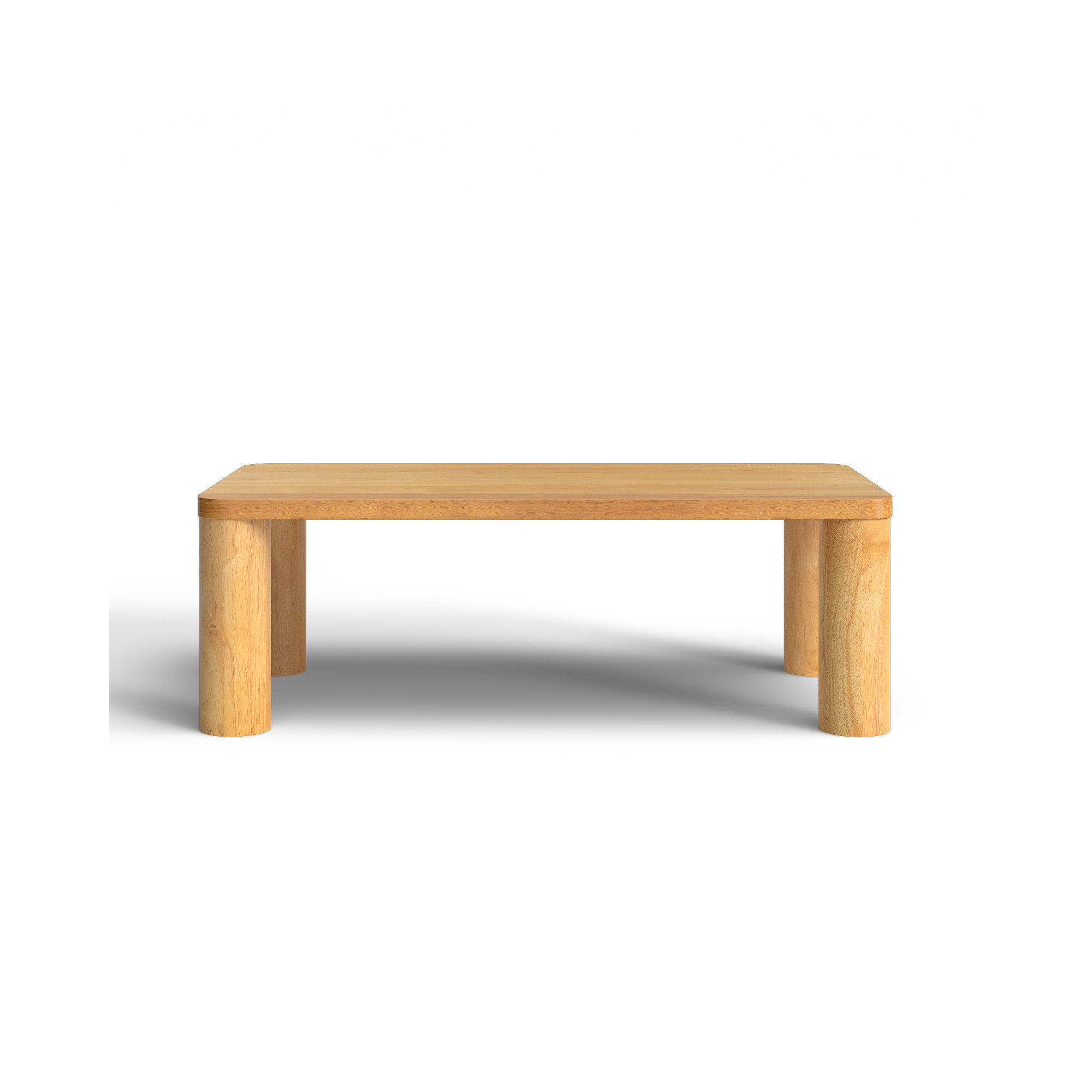 Patricio Single Coffee Table, 16.14" H x 48.03" L x 25.98" W, Natural