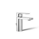 Parallel Single Hole Bathroom Faucet with Drain Assembly