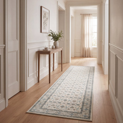 Tapis lavable imprimé en velours Laura Ashley