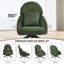 Fauteuil d'appoint pivotant avec coussin Areyah-231320033