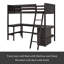 Lit mezzanine simple Kahlif Kids-1874605391