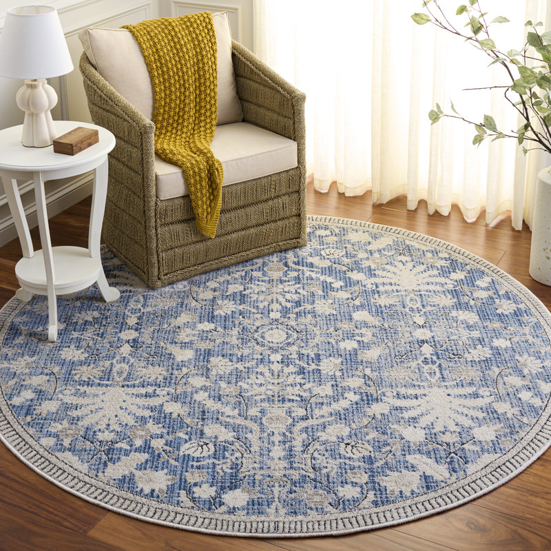 Grove Performance Oriental Rug, Round 6'7"