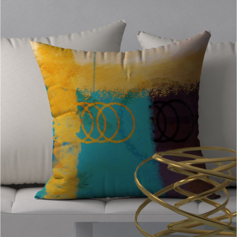Housse de coussin décorative carrée indémodable, 24 po x 24 po