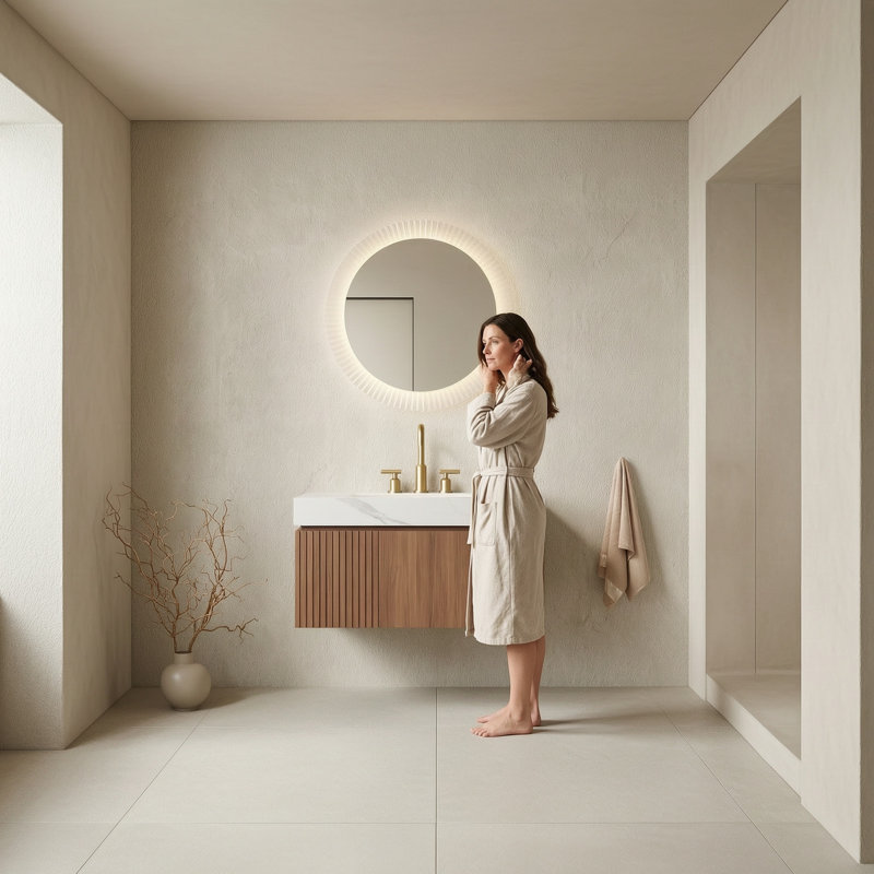 Meuble-lavabo 30 po avec lavabo, 30", Carrara White