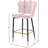 Sonette Upholstered Counter Stool with Metal Frame-1080848125