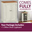 Eleanor 10 Pair Shoe Storage Cabinet