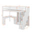 Lit mezzanine simple avec bureau en L et tiroirs-956523822