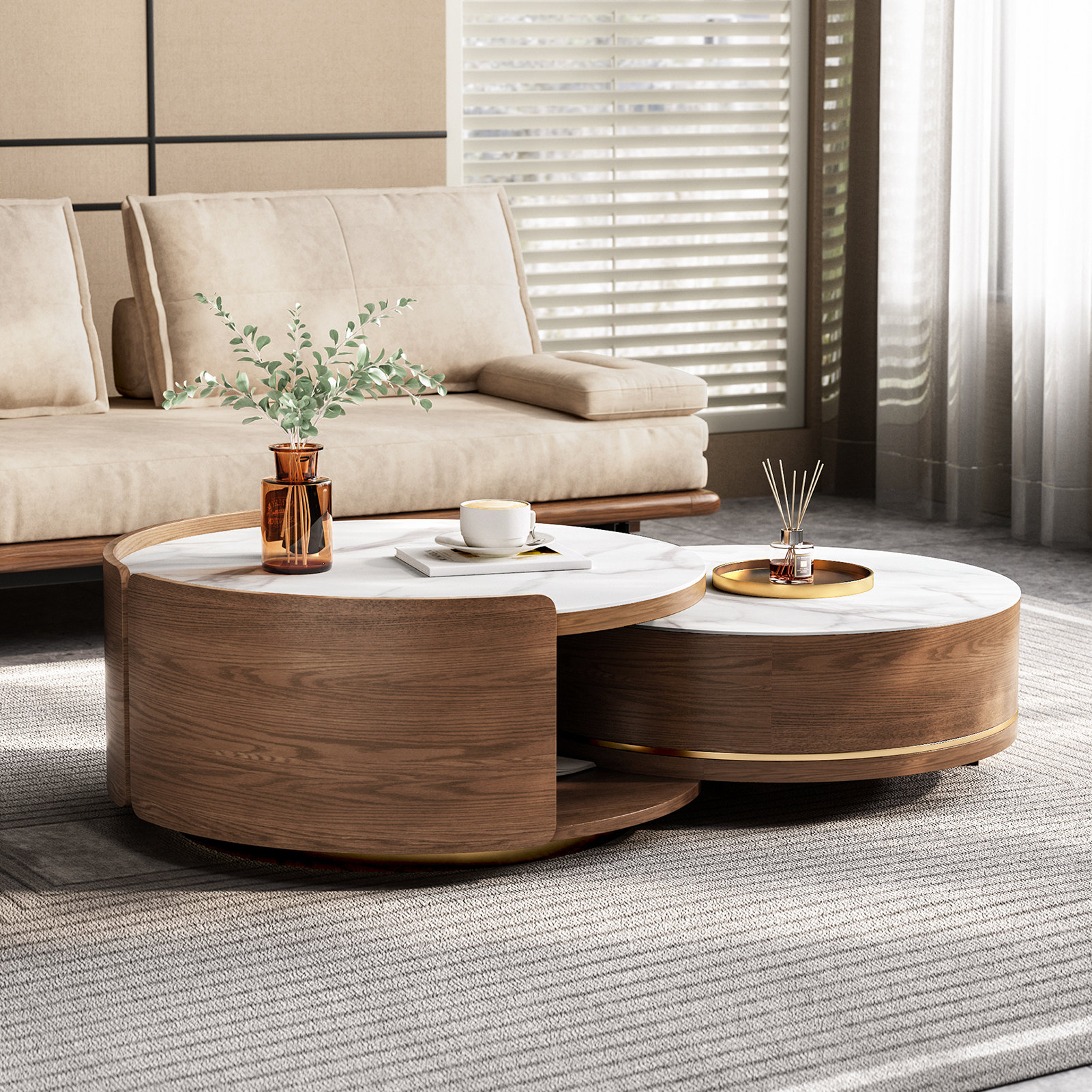 Everly Quinn Kreshnik Nesting Coffee Table - Wayfair Canada