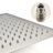 Rain Shower Head High Pressure Rainfall Showerhead Water Saving-118580363